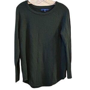 Apt. 9 Women's Medium‎ metallic Green Pullover Sweater Long Sleeve Casual